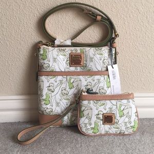 Dooney & Bourke Tinker Bell Handbag AND Wristlet